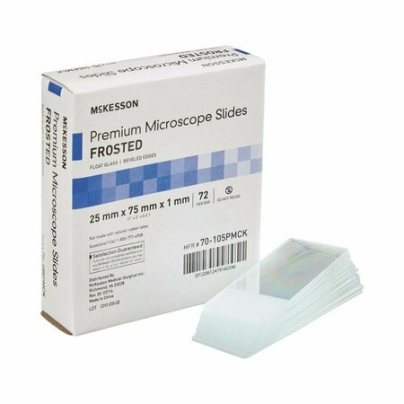 MCKESSON Premium Frosted Microscope Slide, 25 x 75 mm, 1440PK 70-105PMCK